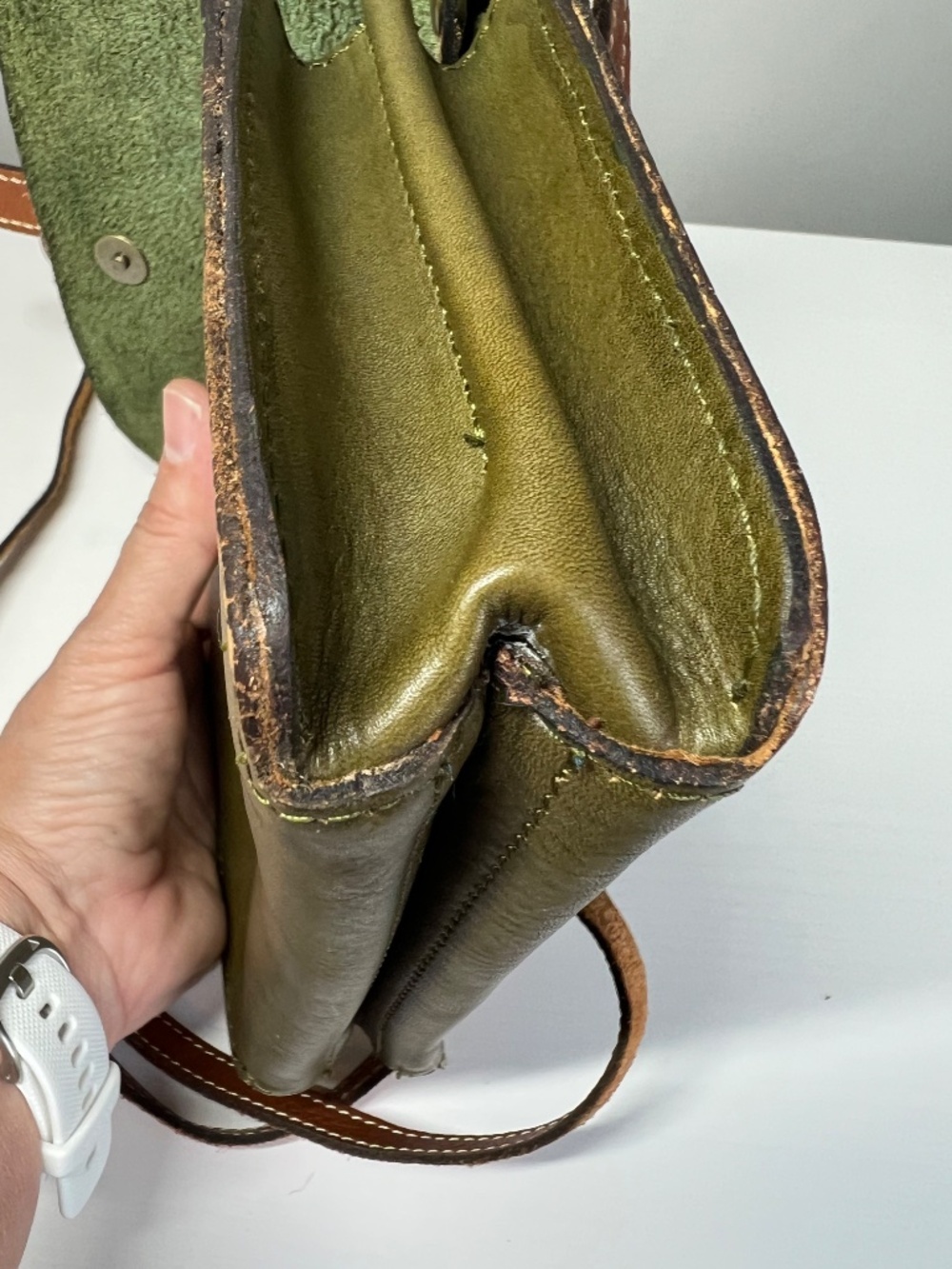 Patrica Nash Torri Olive Crossbody Bag - - Picture 7 of 7